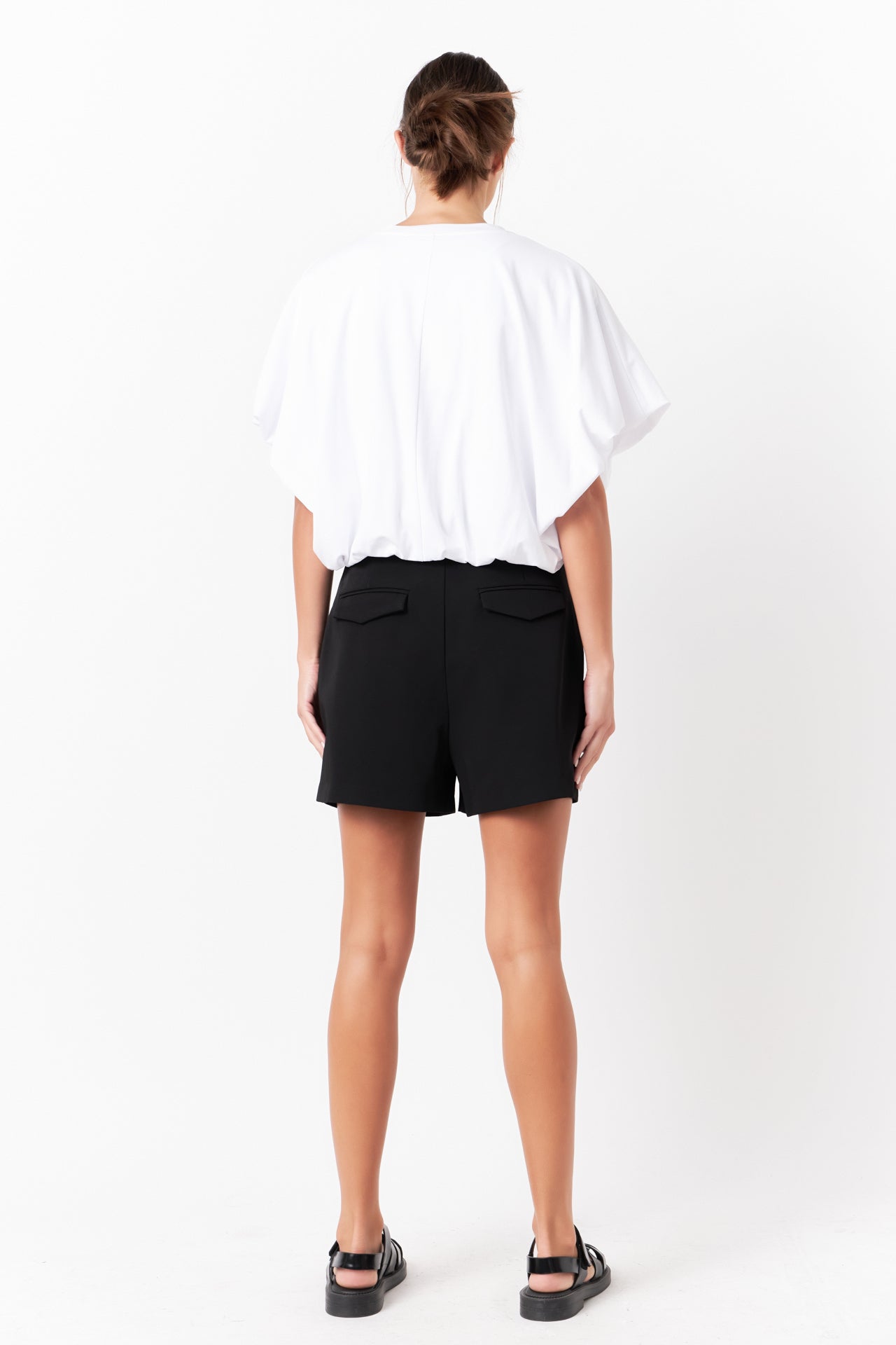 High-Low Cropped T-Shirt