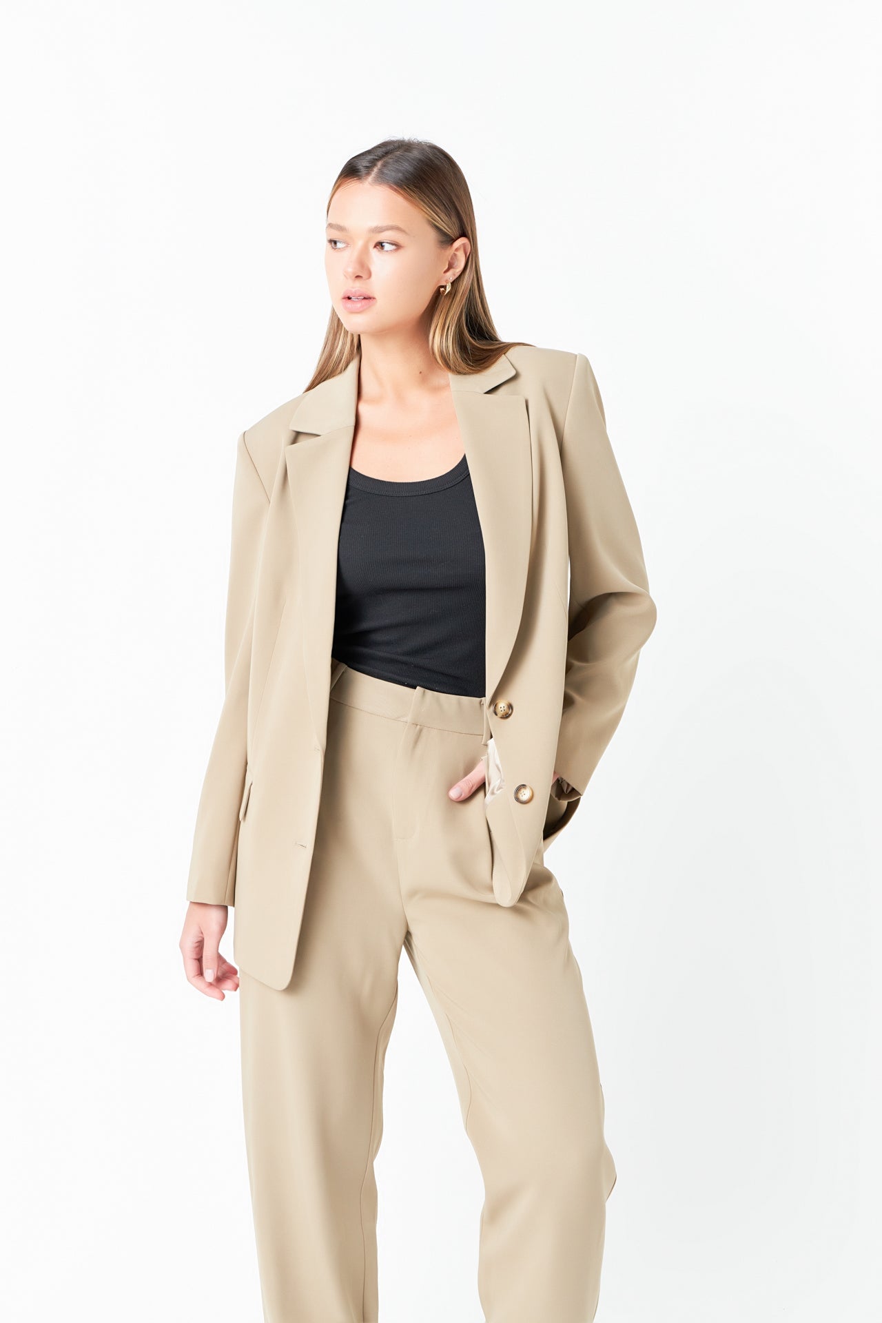 GREY LAB - Single Breasted Oversized Blazer - JACKETS available at Objectrare