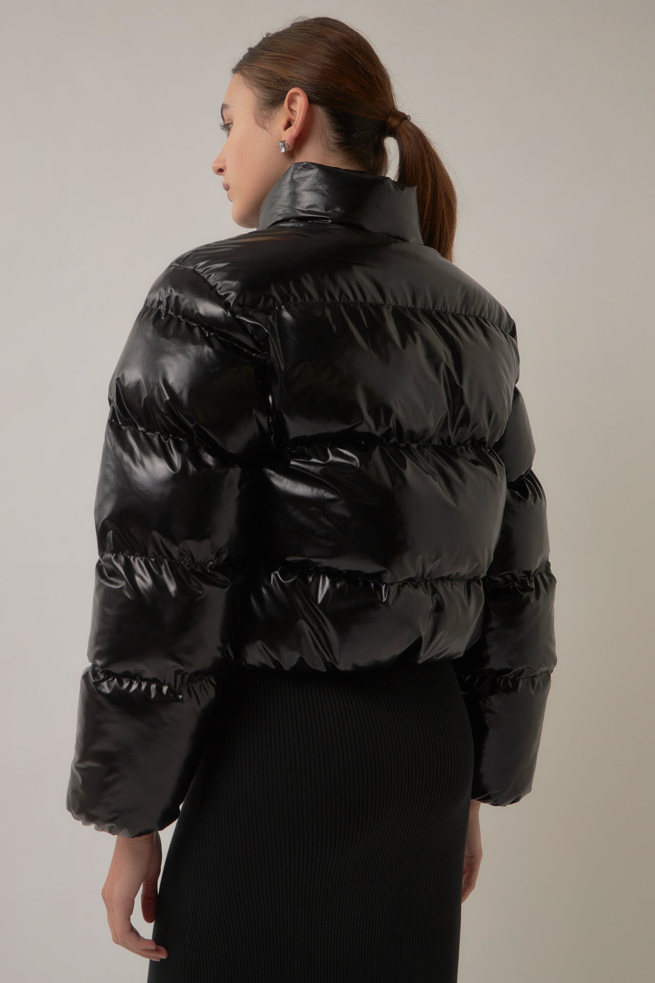 GREY LAB-Cropped Puffer Jacket-JACKETS available at Objectrare