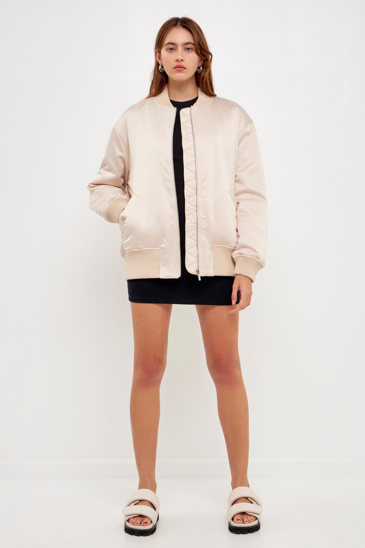 Oversized Bomber Jacket