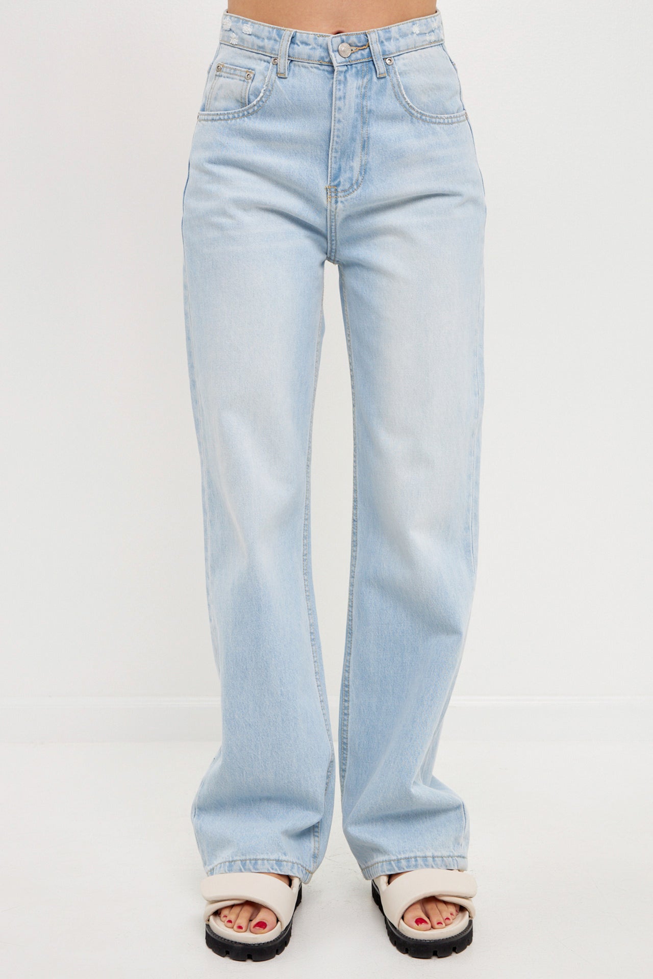 GREY LAB-High Waist Jeans-JEANS available at Objectrare