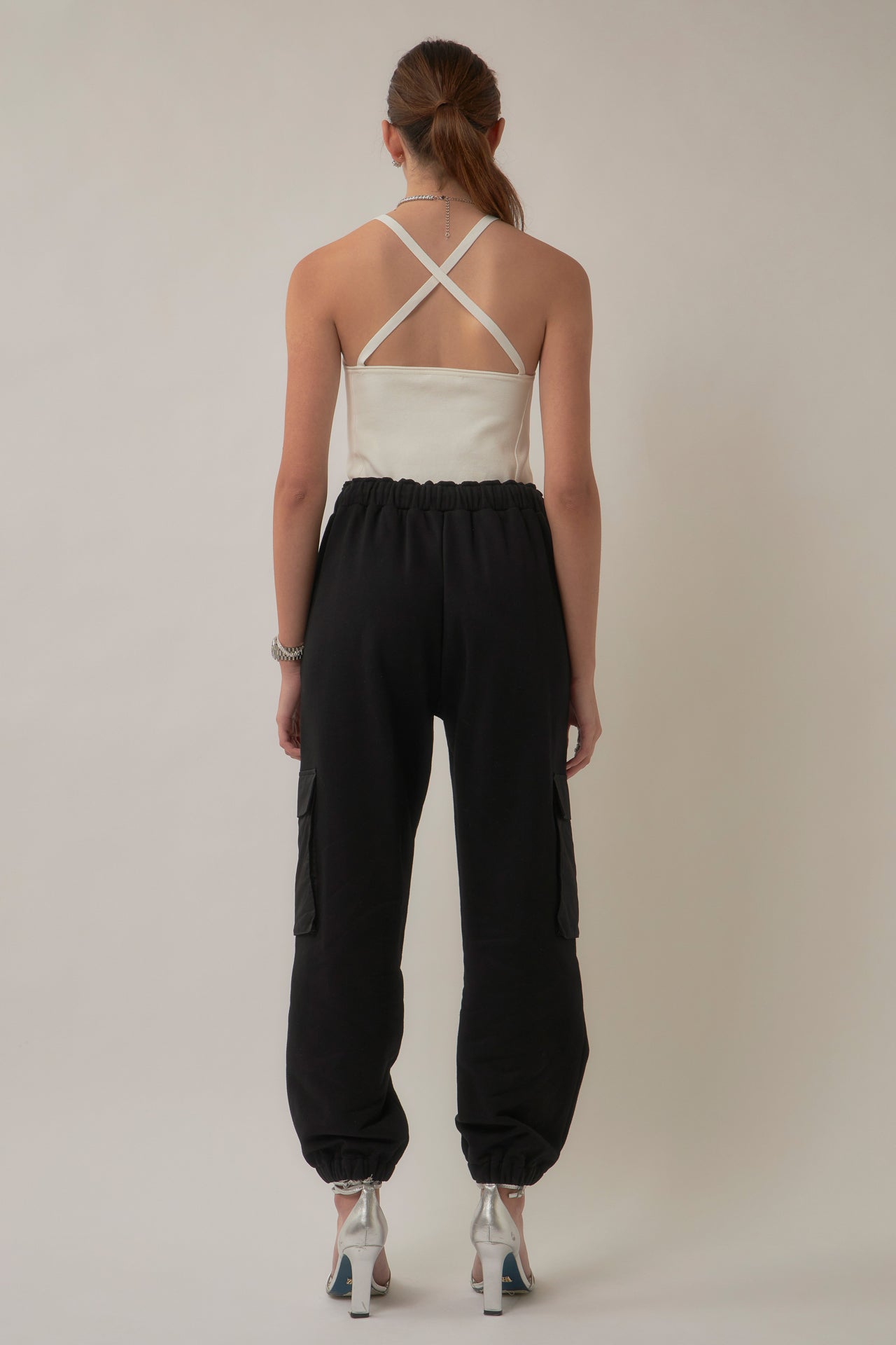 GREY LAB-Pockets Detail Loungewear Pants-PANTS available at Objectrare
