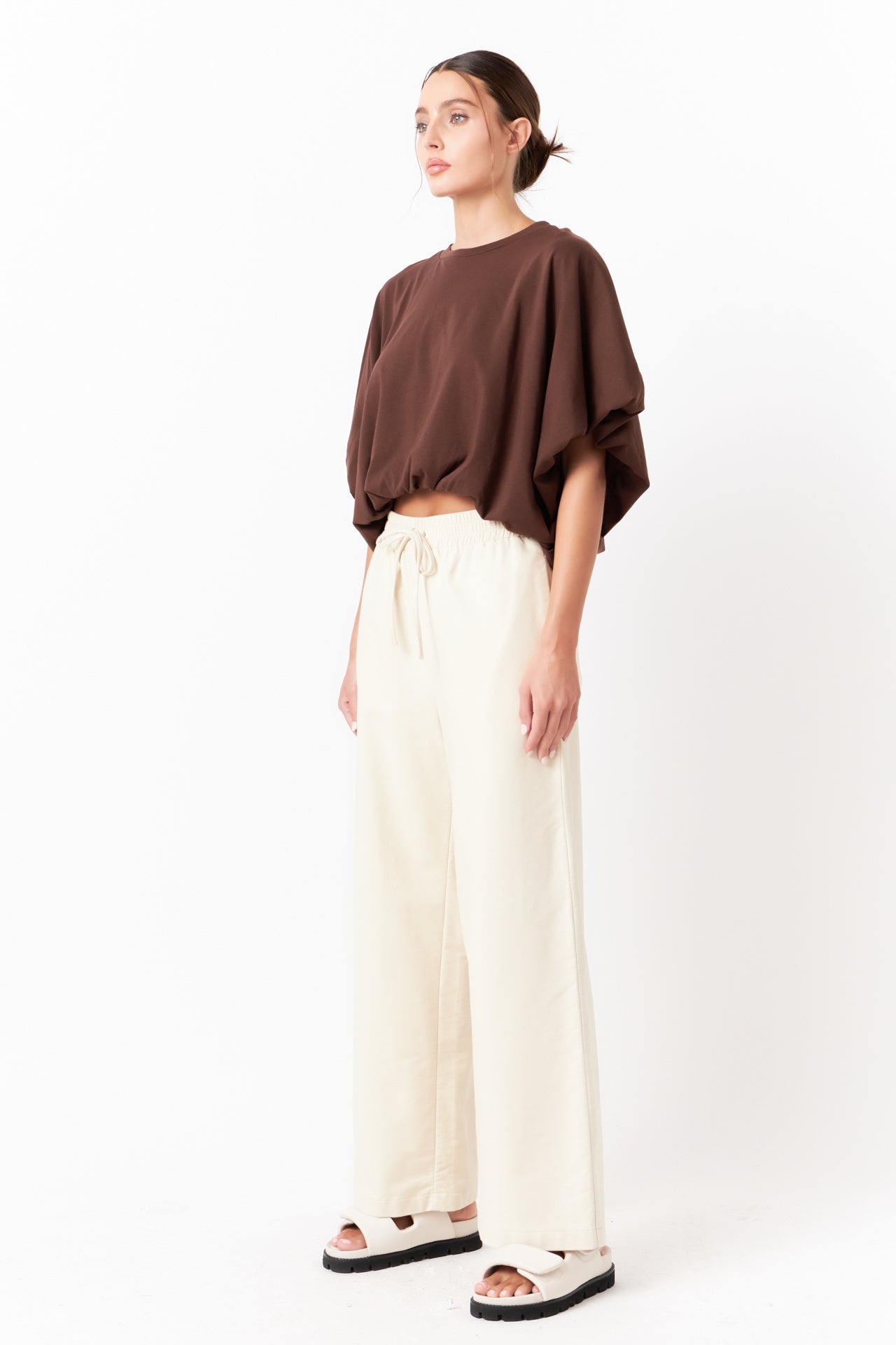 GREY LAB - Wide Leg Pants - PANTS available at Objectrare